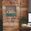 Art mural en toile «Coffee And Co 3 Teal and Grey» par Janelle Penner, Winston Porter, 12 po x 12 po