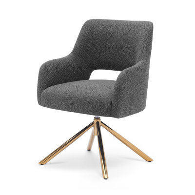 Upholstered Swivel Armchair