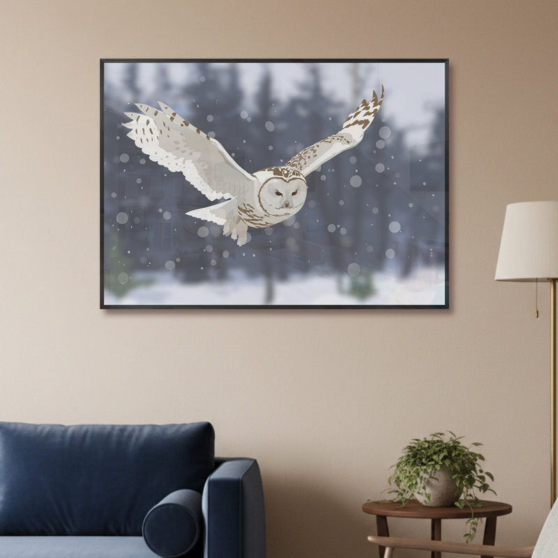Single Picture Frame LED Illuminated Wall Art Wall Art on Glass / Aluminium, 50 cm H x 60 cm W