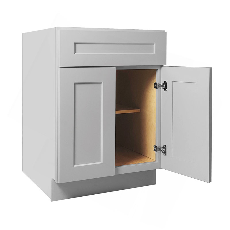 Armoire de base double Shaker, Gris