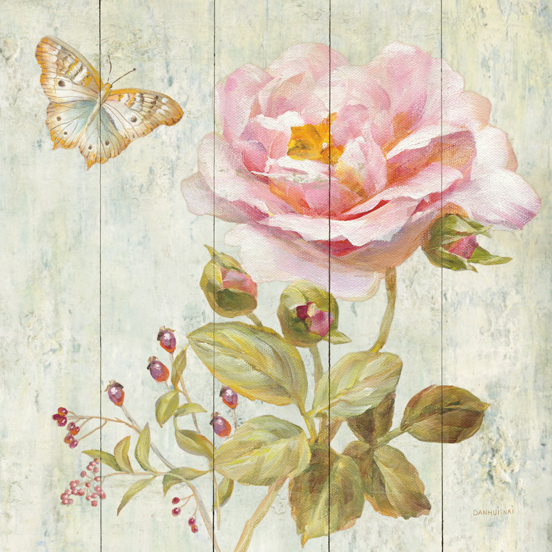 " Natural Flora II " by Danhui Nai Painting Print, 20" H x 20" W x 1.25" D