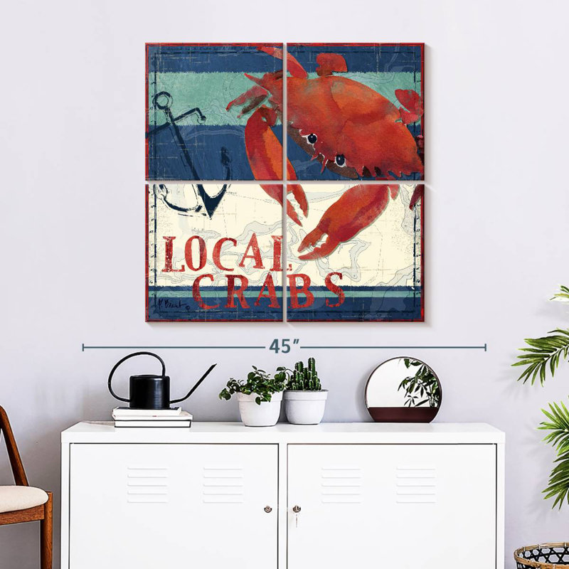 Crabe Brampt, H 32 po x l 32 po
