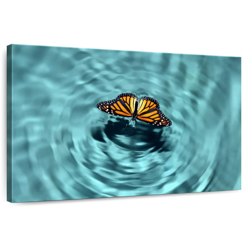 Butterfly Water, 8" H x 12" W