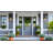 Burge Sand Black 1 Light Outdoor Wall Light