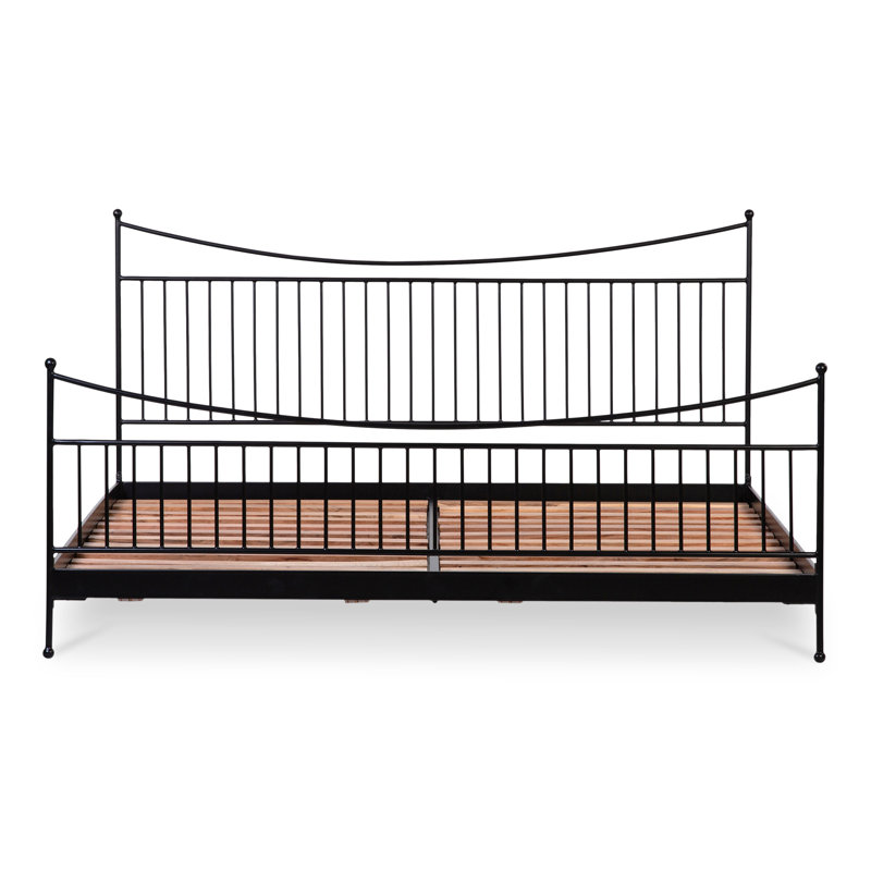 Monet Queen Bed Black, King