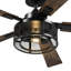 Ventilateur de plafond 52 po industriel avec lumières et télécommande-1215196368