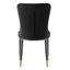 Chaise Parsons rembourrée et revêtue de velours-1346321219