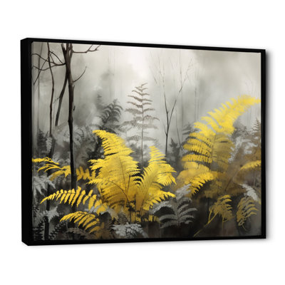 Jaune fougère gris rêve II