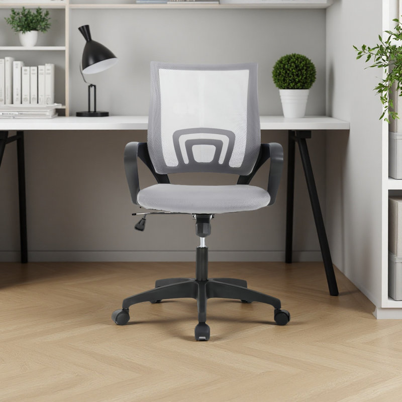 Ergonomic PU leather executive chair with tilt, swivel, and lumbar support functions