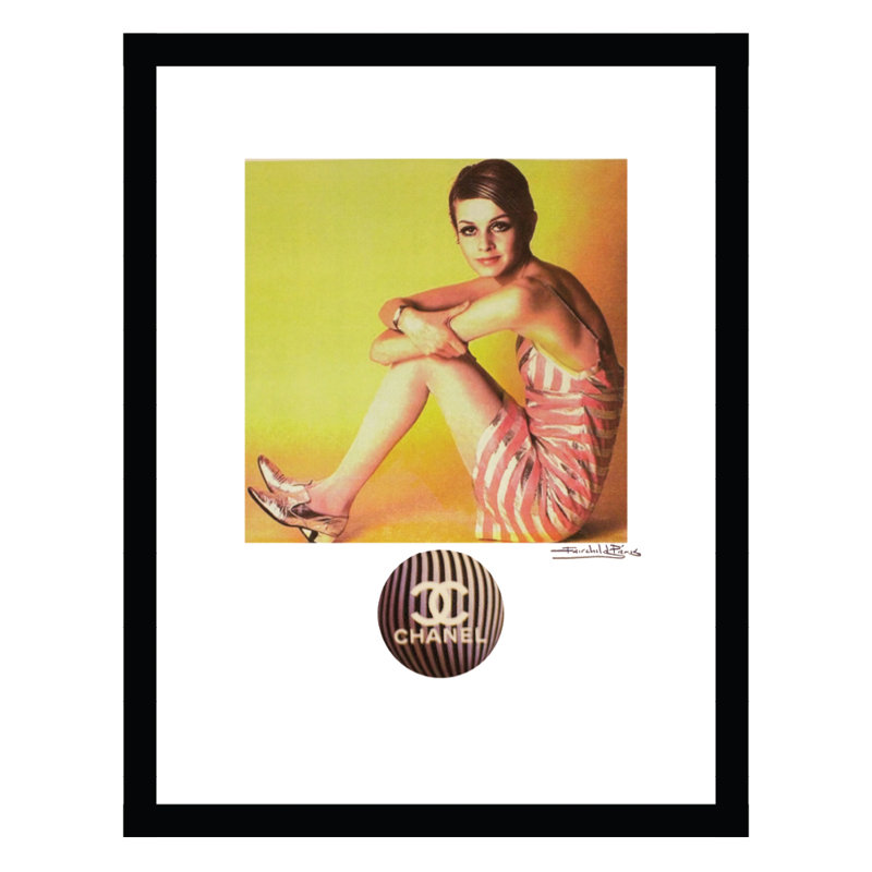 Twiggy Designer Fashion, reproduction encadrée