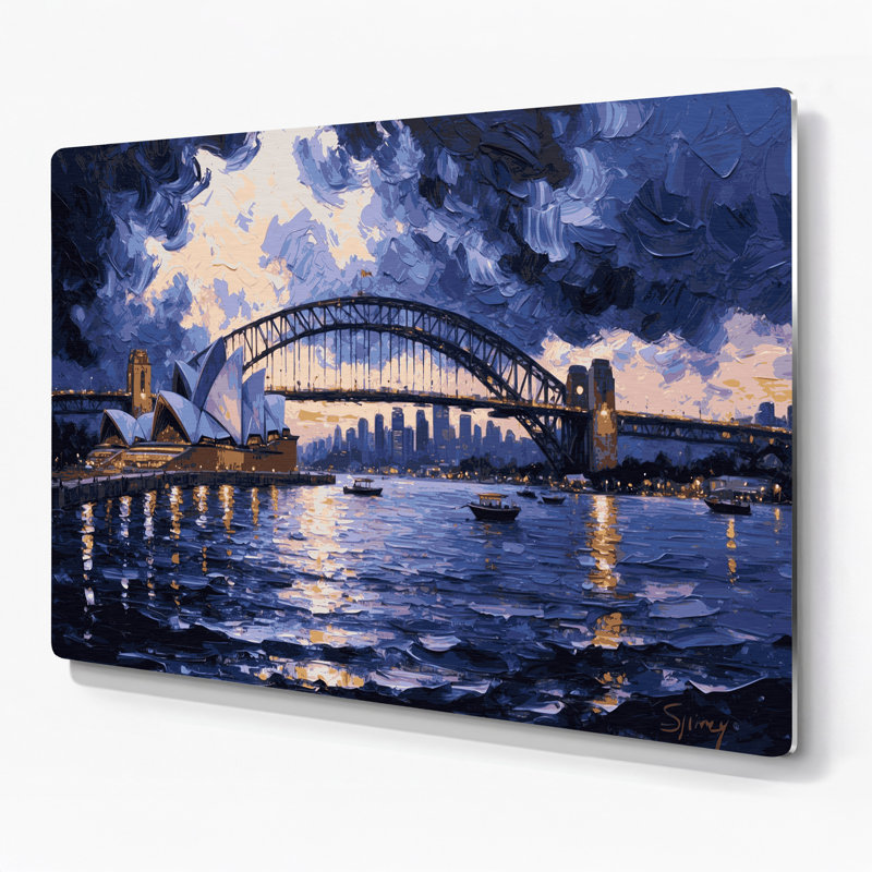 Art mural gris en villes, Sydney, Australie, H 240 po x l 240 po x P 0,05 po