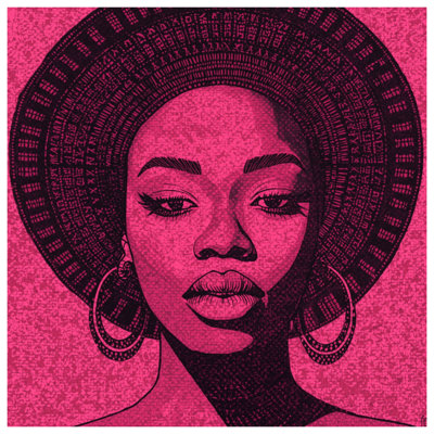 Coussin décoratif rose