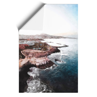 Skyline of Tenerife in Spain Painting - Frameless Print