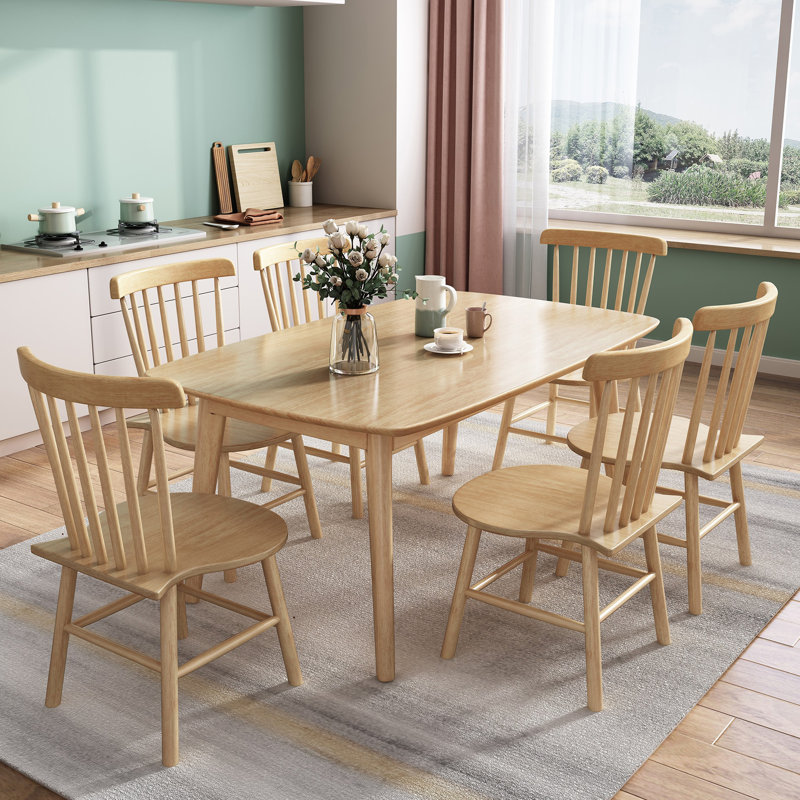 Table de salle à manger Modern, H 29,90 po x L 55,10 po x l 27,60 po 