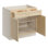Armoire de cuisine avec 2 tiroirs L 36 po x H 34,5 po x P 24 po CASAINC