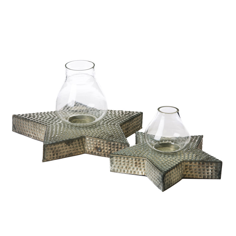 Ensemble de 2 porte-votive star