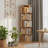5 Tier 360° Rotating Bookshelf Tower - Space-Saving Round Spinning Display Shelf for Bedroom/Living Room/Office/Home-1332842863-1336704199