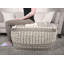 Grand pouf en laine et coton