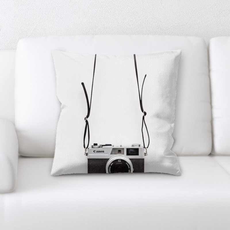 Minimalism Microsuede Reversible Throw Pillow
