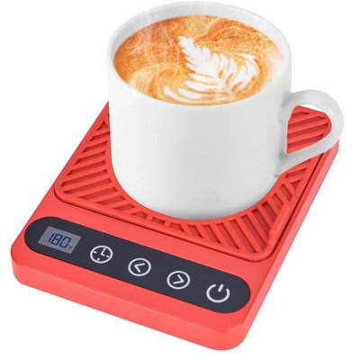 Electric Mug Warmer Coffee Mug Warmer with Timer 6 Temp Mug Warmer Smart Coffee Cup Warmer for Desk
