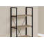 Bibliothèque, bibliothèque, 4 niveaux, H 48 po, bureau, chambre à coucher, contemporain, moderne-852647540