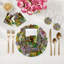 Succulents Vegan Leather Round Pebble Placemat-117536515