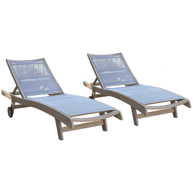 Delphi 2 pièces Chaises longues Antique Wash