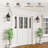 2 Pack Oil Rubbed Bronze Outdoor Porch Lights with Motion Sensor and Dusk to Dawn-288033281