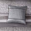 Édredon, taies décoratives, taies décoratives et coussins décoratifs 7 pièces Luxury King - gris / taupe