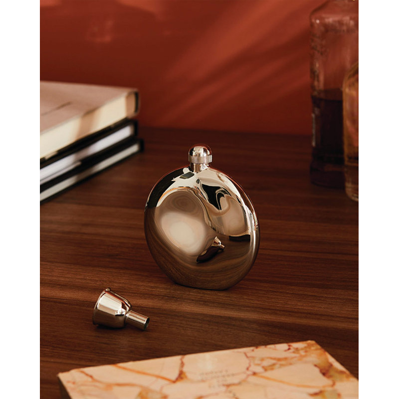 Shot Hip Flask, Stainless Steel