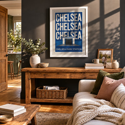 Postcard from Chelsea Park Vintage - Framed Print
