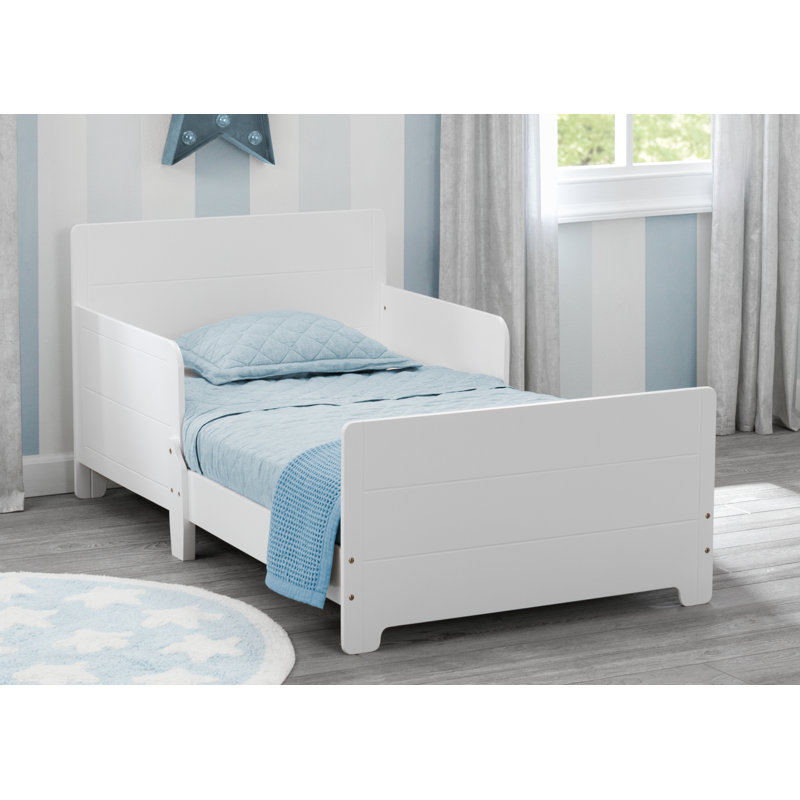 Toddler Solid Wood Standard Bed, Bianca White