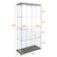 Vitrine moderne en verre avec lumières DEL-1634665705