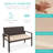 Nethra Steel Outdoor Bench-1500205302-1500205303