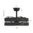 18.5" Coastal Boho Rattan Caged Ceiling Fan With Light Kit and Remote Control-129067985