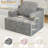 41.34"Single-Seat Folding Boneless Sofa-1263876046