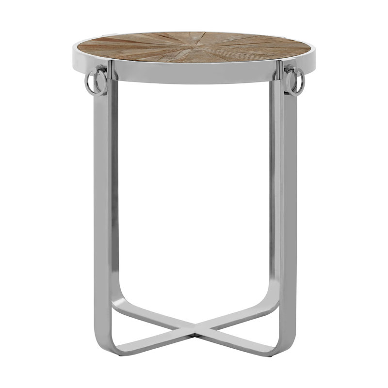 Paula Cross Legs End Table
