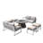 Betzaira 8 - Person Patio Conversation Set with Cushions-444809955