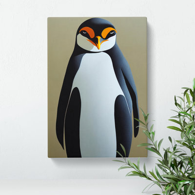 XC1022-3763X Resting Penguin - Wrapped Canvas Print