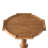 Farmhouse Wood Pedestal End Table