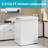 3.5 Cubic Feet Chest Freezer With Adjustable Temperature Controls With Hanging Baskets Electronic Control To -46°F Top Door Open Freezer Energy Saving Quiet Operation For Dorm, Garage-119629164