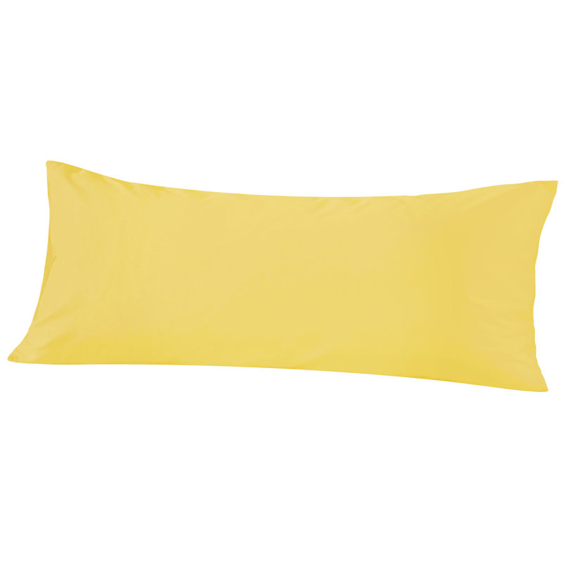 Egyptian-Quality Cotton Body Pillow Cover, 500 Thread Count Cotton Sateen Body Pillowcase with Envelope Closure, 20x54 Inches - NTBAY