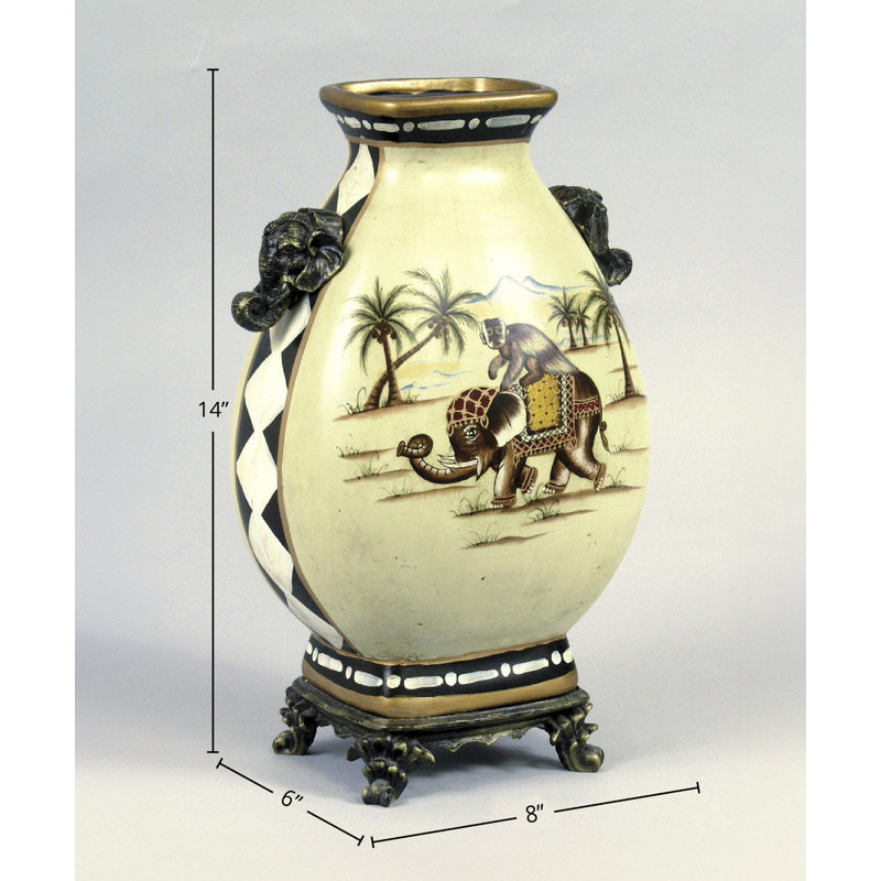 Vase de table Monkey Ride Elephant