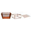 Square Iron Wood Burning Fire Pit-207243325