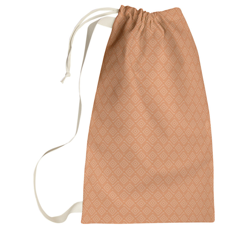 Sac à linge à labyrinthe carré, Petit (H 64 po x l 20 po x P 1,5 po), Orange
