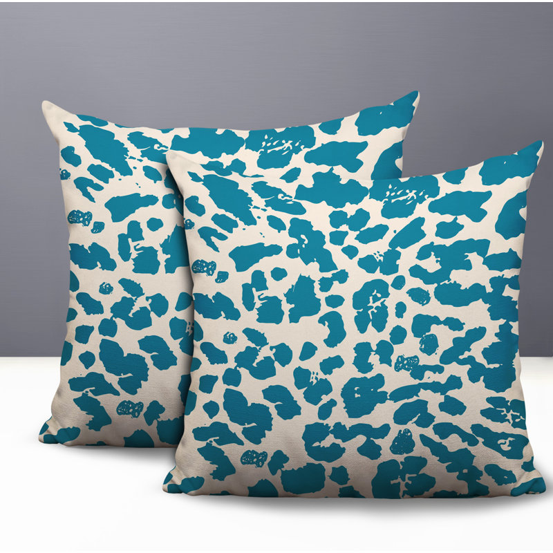 Coussin intérieur / extérieur Lexy, 20x20, Turquoise