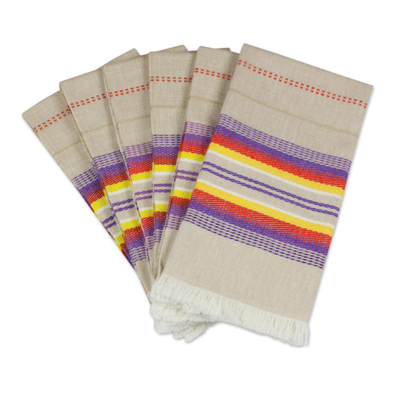 Serviette de coton 18 po coucher de soleil Dellbrook