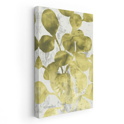 «Green Leaf Shimmer I», reproduction d'art sur toile