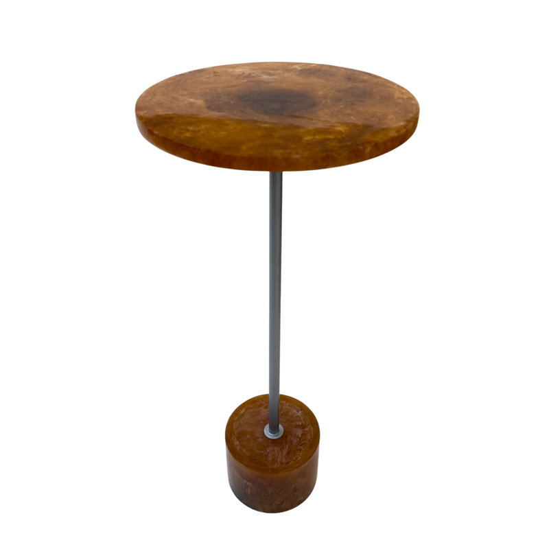 Table d'appoint Elegant Brown 12 po x 25 po