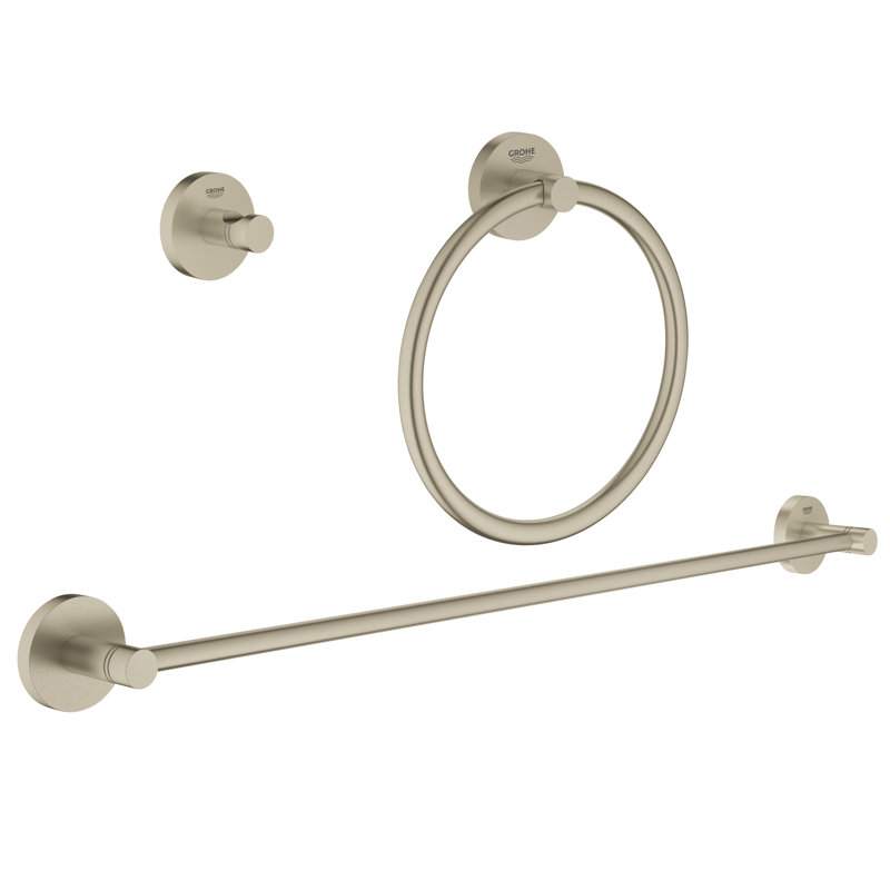 Essentials 3 Piece Bathroom Hardware Set